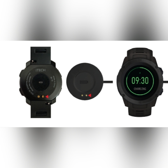 Itech Gladiator 2 Bluetooth Smartwatch - Silver Bezel - Picture 4 of 11